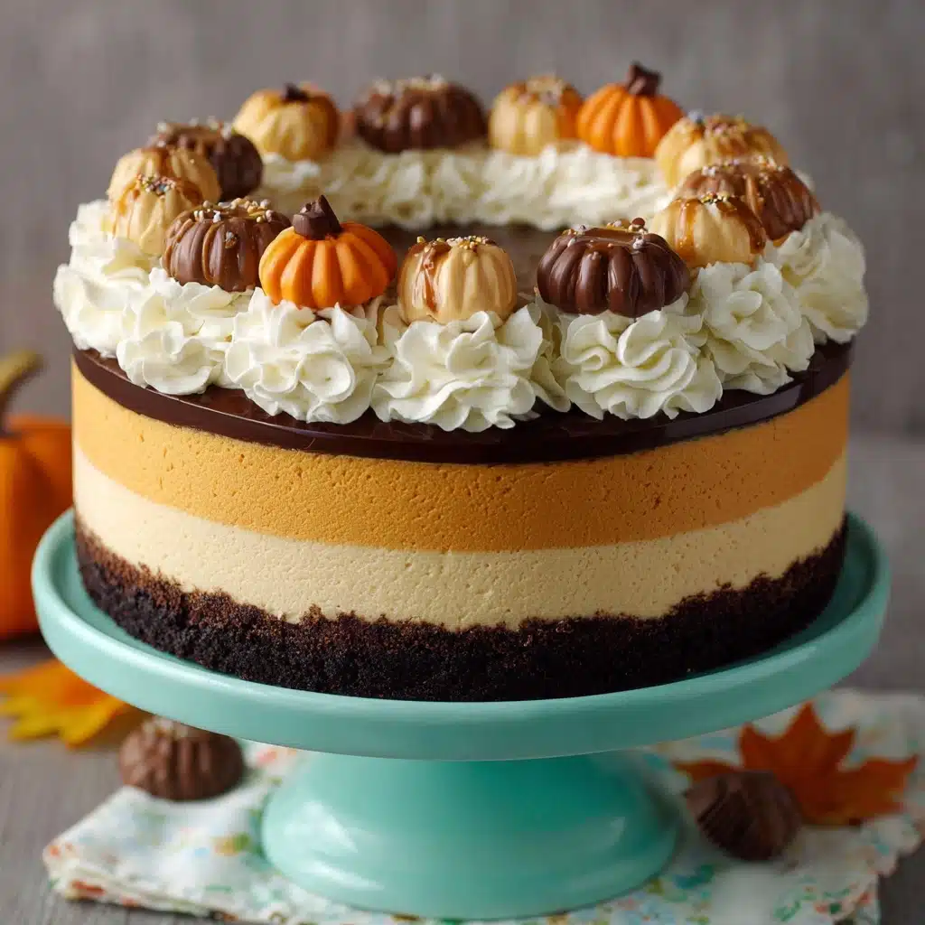 Pumpkin Chocolate Mousse Cake Recipe - Recipe Image