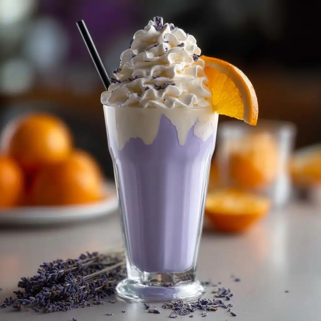 Earl Grey Lavender Milkshake Recipe - Recipe Image