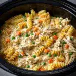 Slow Cooker Chicken Pot Pie Pasta Recipe