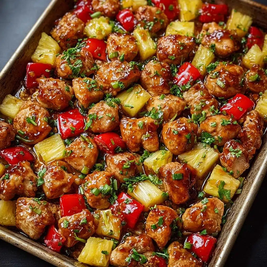 Hawaiian Chicken Sheet Pan Recipe