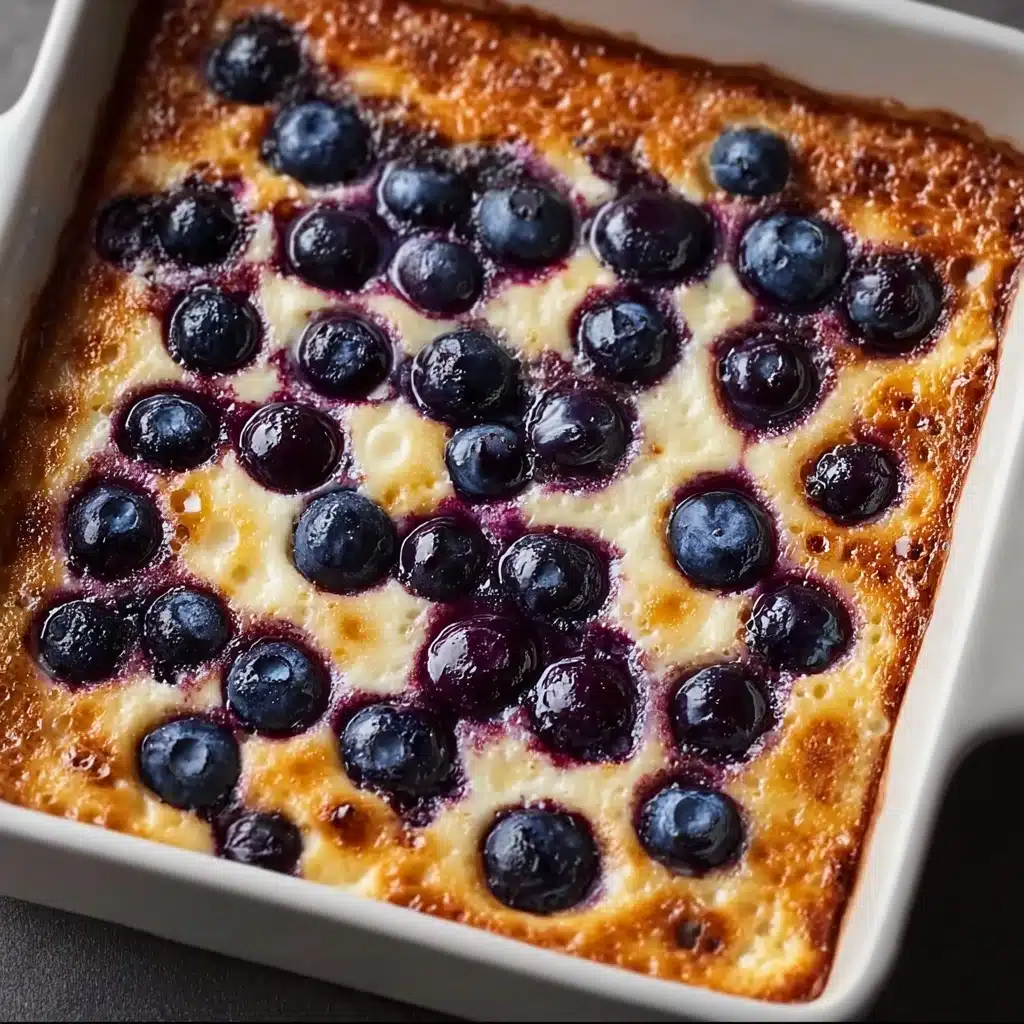 Blueberry Cottage Cheese Breakfast Bake Recipe - Recipe Image