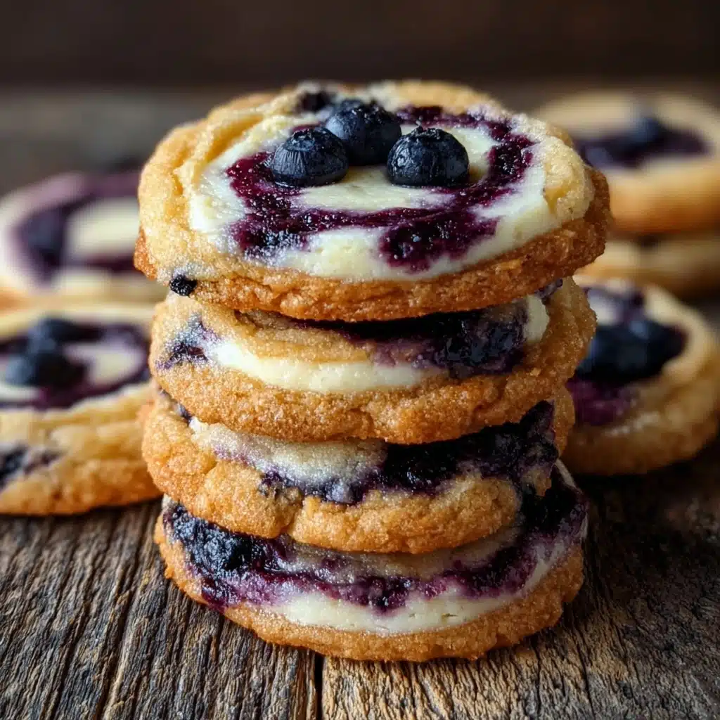 Blueberry Cheesecake Swirl Cookies Recipe