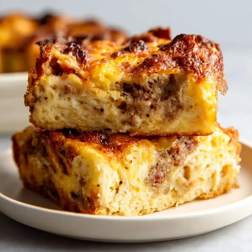 Overnight Croissant Breakfast Casserole Recipe - Recipe Image