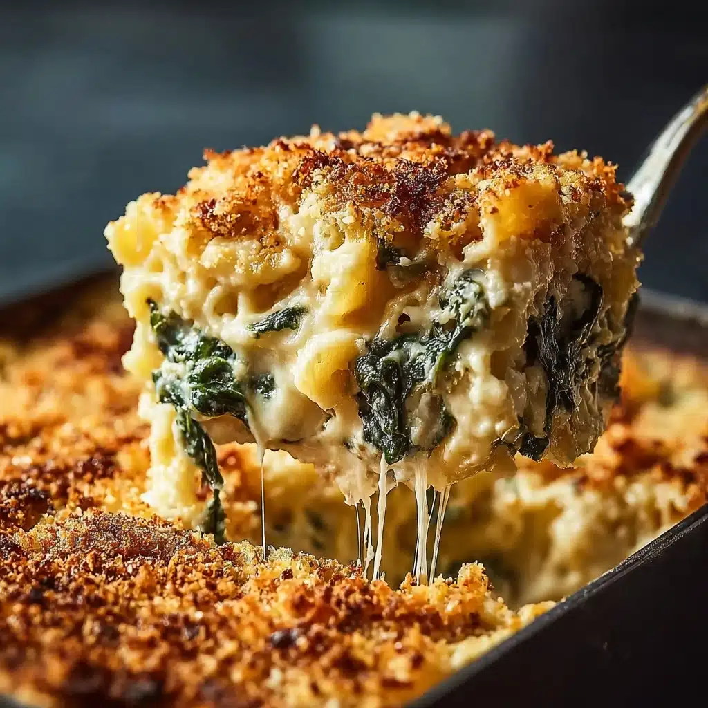 Place the baking dish in the preheated oven and bake for 25–30 minutes, or until the top is golden and bubbly Recipe - Recipe Image