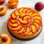 Peach Upside Down Mini Cakes (Cupcakes) Recipe