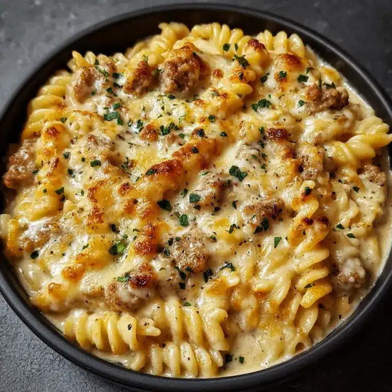 The Best Crockpot Garlic Parmesan Chicken Pasta Recipe