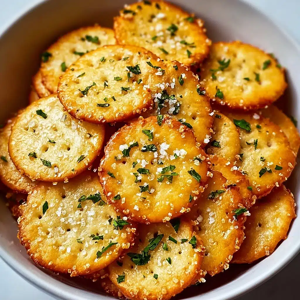Garlic Ritz Snacks Recipe - Recipe Image