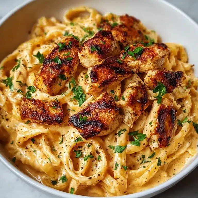 the best Cowboy Butter Chicken Linguine Recipe