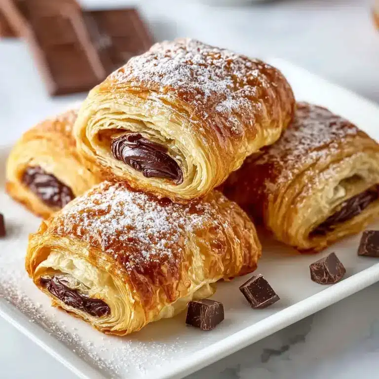 Homemade Chocolate Croissants Recipe