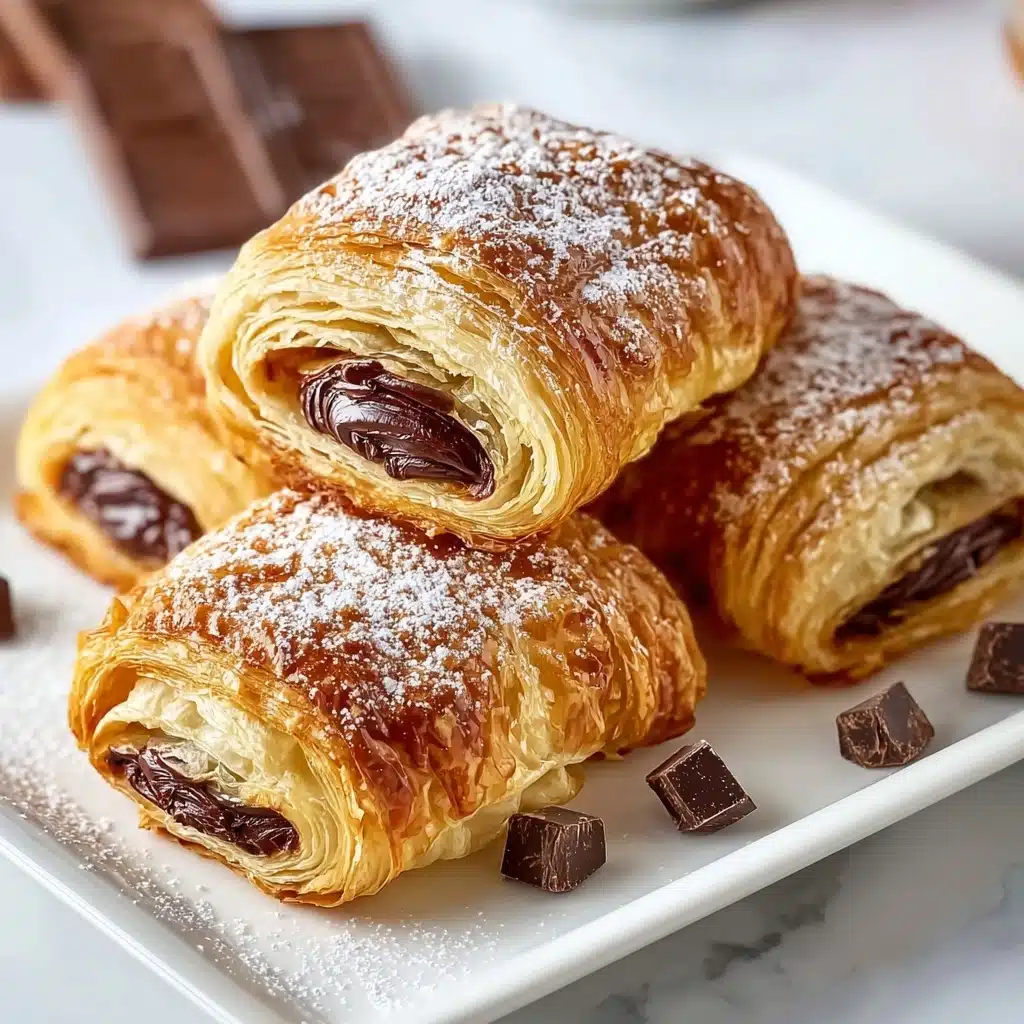Homemade Chocolate Croissants Recipe