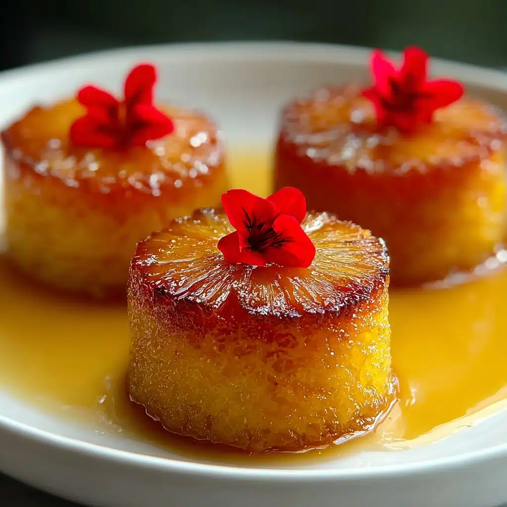 Delightful Mini Pineapple Upside Down Cakes Recipe - Recipe Image
