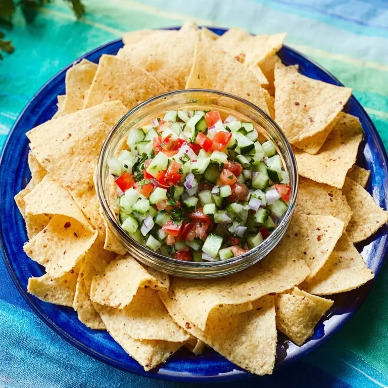 crisp cucumber salsa Recipe