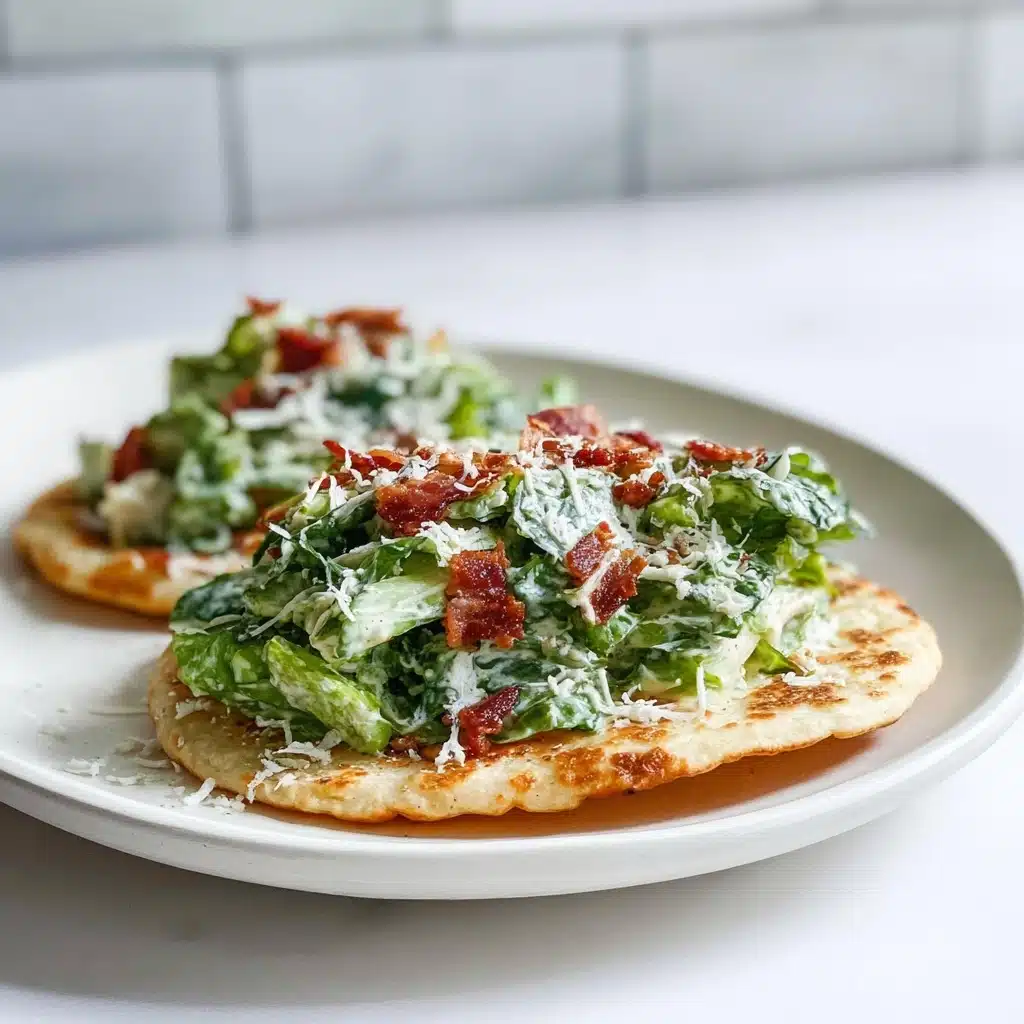 Smash Chicken Caesar Tacos Recipe - Recipe Image