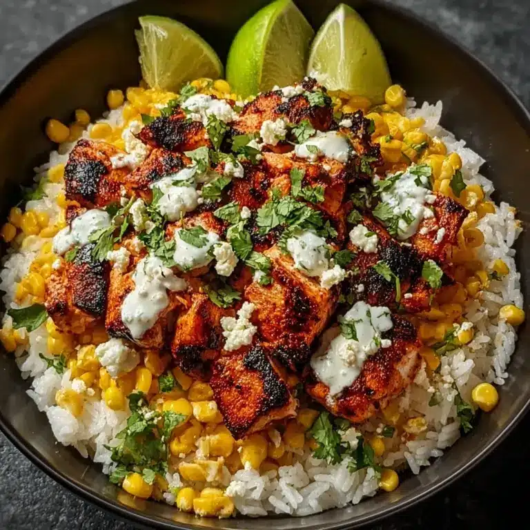 Street Corn Chicken Bowl Recipe