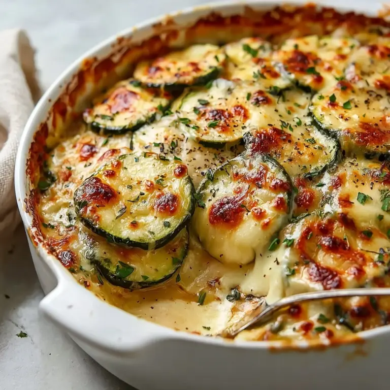 Irresistible Baked Zucchini and Cheese Easy Cheesy Delight Recipe
