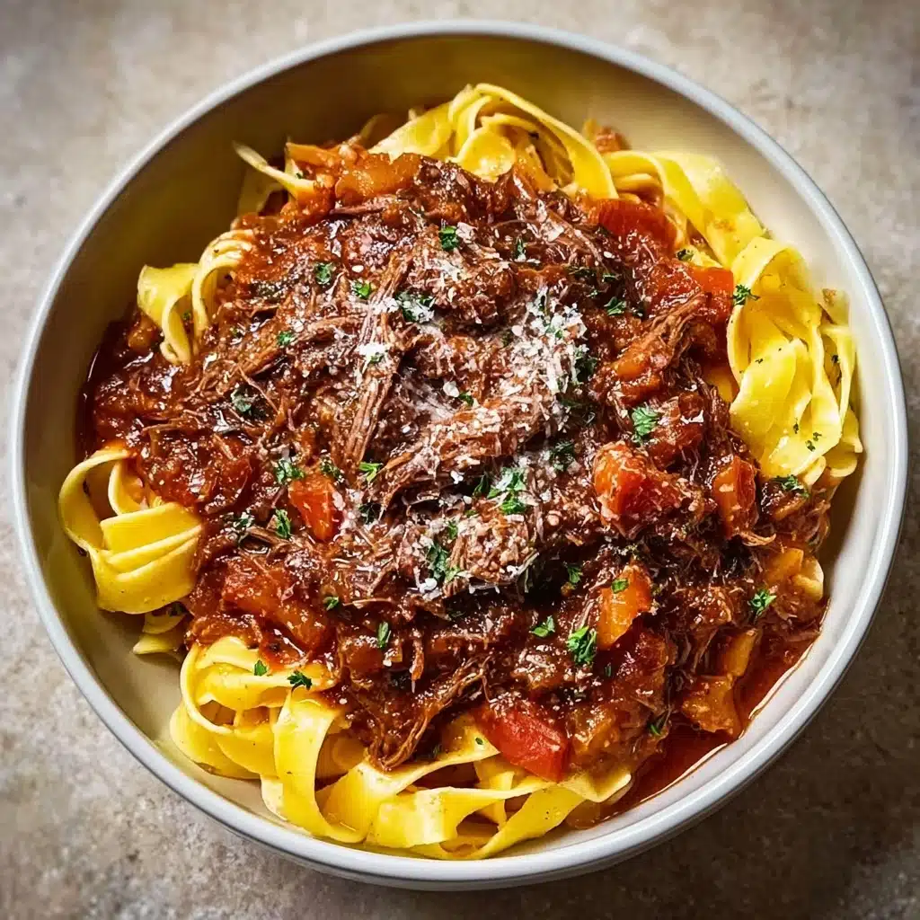 Sunday Slow Cooker Beef Ragu Recipe - Recipe Image