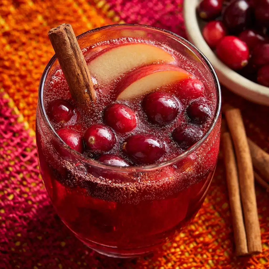 Cinnamon Apple Cranberry Mimosa Recipe