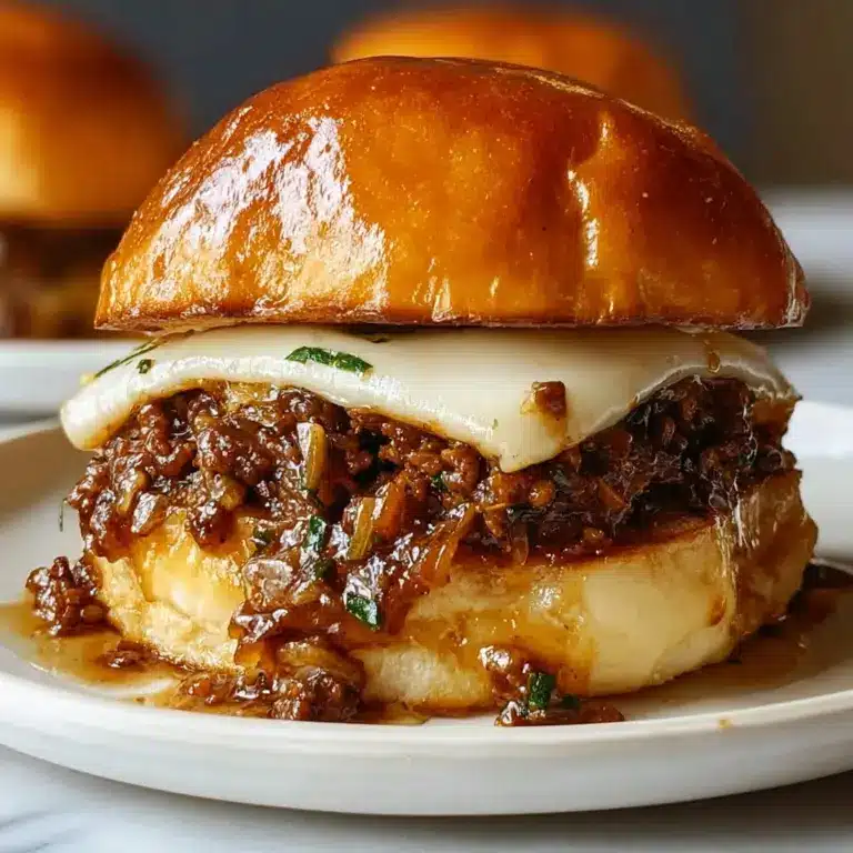 Irresistible French Onion Beef Sloppy Joes Recipe