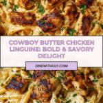 the best Cowboy Butter Chicken Linguine Recipe