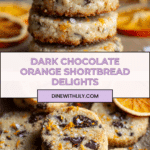 Dark Chocolate Orange Shortbread Cookies Recipe