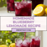 Homemade Blueberry Lemonade Recipe