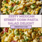 Mexican Street Corn Pasta Salad is a must-try dish! Recipe