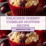 Cherry Cobbler Muffins Recipe