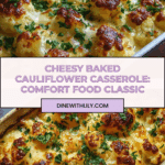 Baked Cheddar Cauliflower: Discover a Cheesy Delight! Recipe