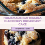 Buttermilk Blueberry Breakfast Cake Recipe