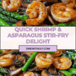 Shrimp and Asparagus Stir-Fry with Mushrooms Recipe