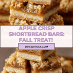 Apple Crisp Shortbread Bars Recipe