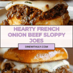 Irresistible French Onion Beef Sloppy Joes Recipe