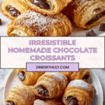 Homemade Chocolate Croissants Recipe