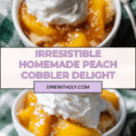 The Best Peach Cobbler Recipe