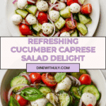 Fresh Cucumber Caprese Salad Recipe