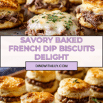 Place the filled biscuits seam-side down in your prepared baking dish Recipe