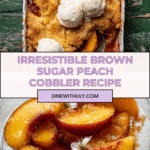 Old School Easy Brown Sugar Peach Cobbler Recipe