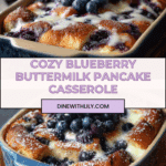 Blueberry Buttermilk Pancake Casserole Recipe