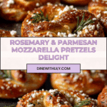 Rosemary Parmesan Mozzarella Pretzels Recipe
