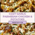 Crockpot Garlic Parmesan Chicken and Potatoes Skillet Recipe
