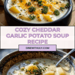Cheddar Garlic Herb Potato Soup Recipe