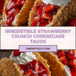 Strawberry Crunch Cheesecake Tacos Recipe