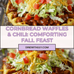 Cornbread Waffles with Chili and Fixins’ Recipe