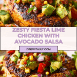 Fiesta Lime Chicken Recipe with Avocado Recipe