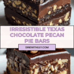 Texas Chocolate Pecan Pie Bars Recipe