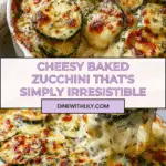 Irresistible Baked Zucchini and Cheese Easy Cheesy Delight Recipe