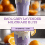 Earl Grey Lavender Milkshake Recipe