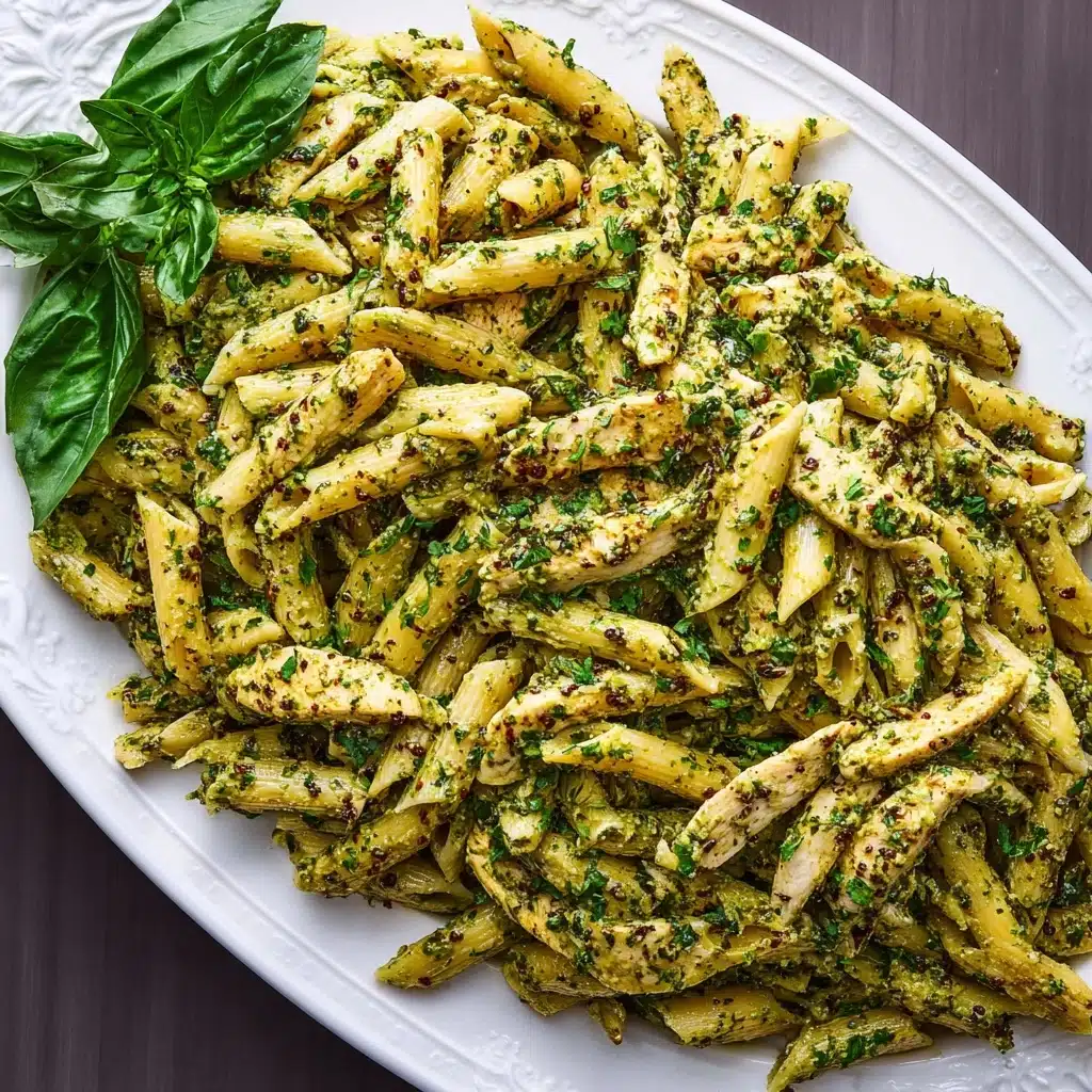 Easy Chicken Pesto Pasta Salad Recipe