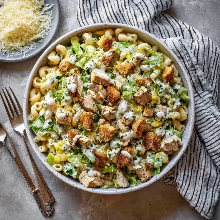 Chicken Caesar Pasta Sala Recipe