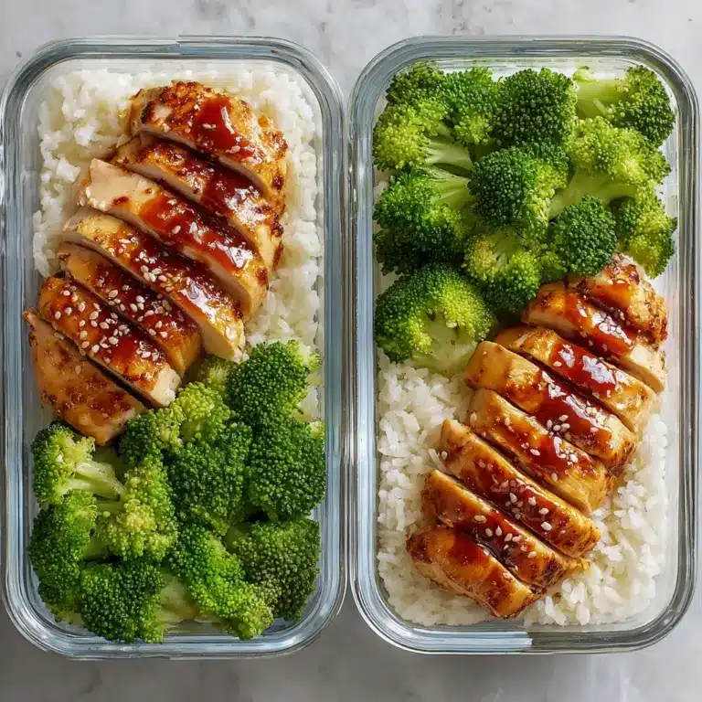 Meal Prep Teriyaki Chicken Bowls Recipe